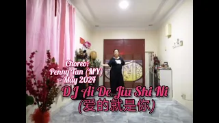 DJ Ai De Jiu Shi Ni (爱的就是你) - Line Dance (Penny Tan (MY) - May 2024) - demo