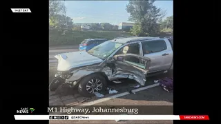 Joburg deadly car crash on the M1 highway leaves five dead