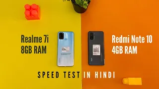 Redmi Note 10 vs Realme 7i - Speed Test! Snapdragon 678 vs Snapdragon 662