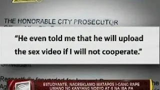 24Oras: Estudyante, nagreklamo matapos i-gang rape umano ng kanyang nobyo at 4 na iba pa