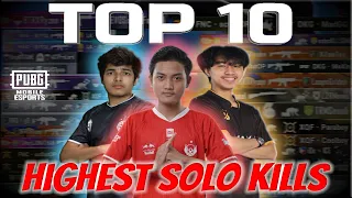 TOP 10 Highest SOLO Kills In A Match | PUBG MOBILE Esports