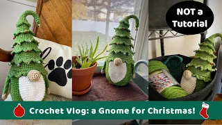 Crochet Vlog & Pattern Review - Not a Tutorial | Christmas Tree Gnome Pattern by Mufficorncrochet