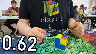 0.62 Official 2x2 Solve (8 Moves!)