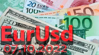 Трейдинг. Курс евро к доллару 07.10. Евро доллар Eur Usd. Форекс прогноз на сегодня.