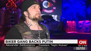 'Night Wolves' motorcycle gang We will die for Putin   CNN Video
