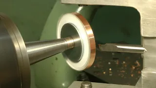 Trying Copper turning on the lathe