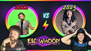 Esc Whoop! ep 2 | ESC 2022 VS. ESC 2023 - ESC BATTLE | Eurovision Battle (Part 2)