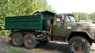 Зил 131 Из бортового в самосвал.