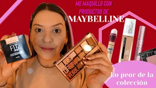 Maquillándome solo con productos de Maybelline| Productos vírales, si funcionan ?