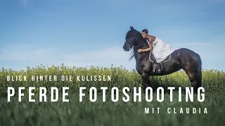 Pferde Fotoshooting mit Claudia - Blick hinter die Kulissen