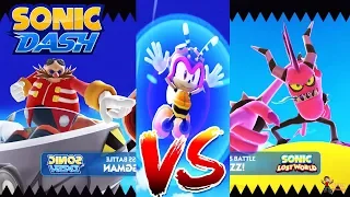 Sonic Dash Android Gameplay - Unlocked Charmy Fight EGGMAN and ZAZZ Boss Battle (New Version)