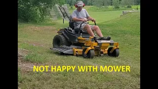 Hustler Mowers not acceptable from the factory!!