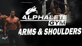 INTENSE ARM & SHOULDER WORKOUT AT ALPHALAND