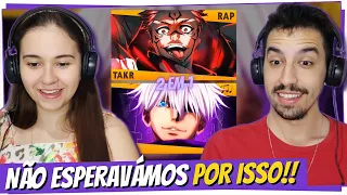 REAGIMOS AO TAKERU! | React Rap do Sukuna | O Rei das Maldições e Rap do Gojo | Muryo Kusho