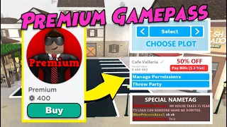 Bloxburg Premium Gamepass Review | Is it WORTH it? [GAME PASS]