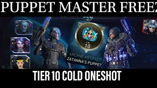 PUPPET MASTER FREEZE OS T10 CAPTAIN COLD IN LEAGUE RAIDS | No dmc | Injustice 2 Mobile