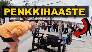 PALJONKO IHMISET PENKKAA? PENKKIHAASTE KADULLA