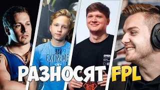 S1MPLE, M0NESY, NIKO И LOBANJICA ВМЕСТЕ ИГРАЮТ НА FPL | КЛАТЧ S1MPLE VS AUNKERE