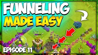 How To Funnel Troops | Attack Strategy Basics | TH 8 F2P Let's Play Series Ep. 11 | Clash of Clans