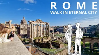 4K Rome Part 4: Walk in Eternal City (GPX pathway in description)