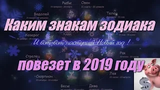 Каким знакам зодиака повезет в 2019 году