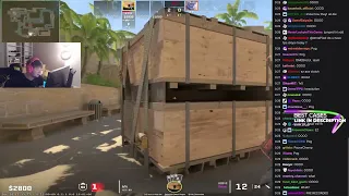 twitch reacts to b1t 1vs3 clutch! - CS2