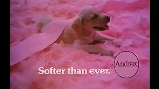 Andrex Toilet Tissue Puppy 'Softer than Ever' 1982 TV Commercial