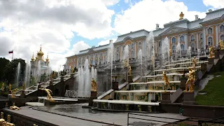 聖彼得堡 夏宮 凱薩琳宮 華麗的雕像噴水造景 入內驚見金碧輝煌的宮殿