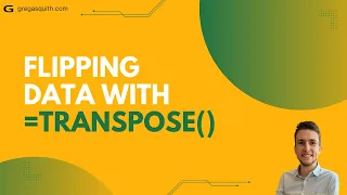 Flipping Your Data With TRANSPOSE in Excel