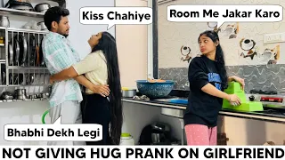 Not Giving Hug Prank For 24 Hours In Front Of Family 😜 | Prank Gone Romantic 😍 | Prank On Girlfriend