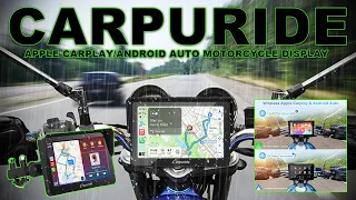 Carpuride 7" Apple Carplay - Android Auto Motorcycle Display