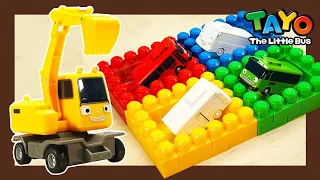 Tayo Kendaraan berat Mainan l #63  Kendaraan Berat Tayo Lego Mainkan S1 Khusus l Tayo Bus Kecil