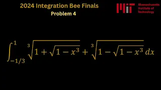 MIT 2024 Integration BEE Finals, Problem 4