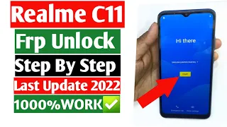 Realme C11 (RMX3231) Google Account /Frp Bypass (Without PC 2022) ✅✅