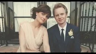 Emily Deschanel and her husband David Hornsby and children