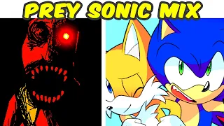 FNF VS Sonic.exe Main Course / Sonic & Tails VS Starved (Prey Sonic Mix/MOD) | Friday Night Funkin