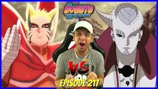 🆚 NARUTO VS ISSHIKI 🆚 | Boruto Episode 217 - Decision | Reaction