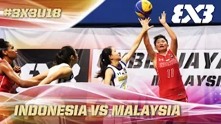 Indonesia shock Malaysia in the final - Full Game - Asia Cup U18 - FIBA 3x3