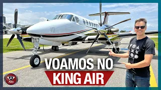 É seguro voar no KING AIR? Conheça esse incrível AVIÃO TURBOÉLICE