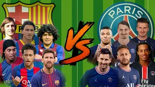 FCB Legends vs PSG Legends💪(Barcelona vs Paris Saint-Germain)