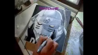 Speed Art of Alphonse (Armour) from FMA