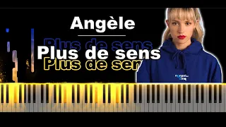 Angèle  - Plus de sens Piano (facile)