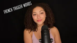 ASMR - repeating FRENCH trigger words (close whispers)