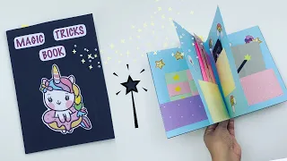 How To Make Easy Paper MAGIC BOOK For Kids / 6 easy magic tricks for kids / KIDS crafts / magic