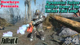 Fallout 4 (2024) - Pyromaniac Enclave Hellfire Armor & the Enclave Field Camp!