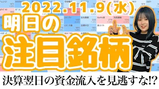 【10分株ニュース】2022年11月9日(水)