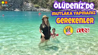 FETHİYE ÖLÜDENİZ TATİLİNE GİDECEKLERE PLAJ TÜYOLARI VERİYORUZ  / ÖLÜDENİZ KUMBURNU PLAJI VLOG