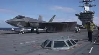 Launching the F-35C Lightning II