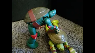 The real ninja turtles stop motion