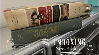 Cultural Background Study Bible | Thompson Chain Reference Bible | Unboxing & Thoughts  |